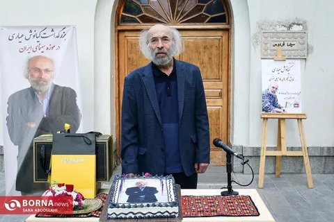 حضور رضا عطاران در جشن تولد کیانوش عیاری