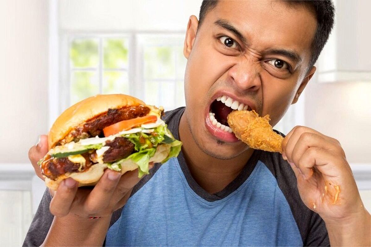 غذا خوردن عصبی