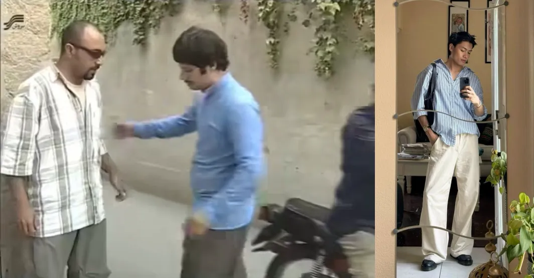 عکس/تیپ خاص و کژوال رضا عطاران