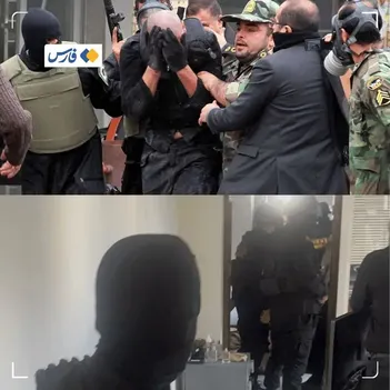 فیلم/پایان گروگان‌گیری در خیابان ولیعصر تهران