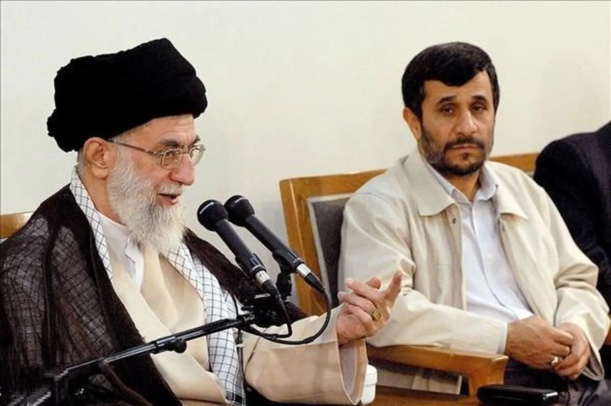 فیلم/ تذکر تند رهبر انقلاب به احمدی‌نژاد