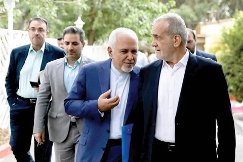 تصاویری ازمحمد جواد ظریف در نهاد ریاست جمهوری