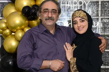 فیلم / پدرانه‌های زیبای آقای مجری با فرزند خردسالش