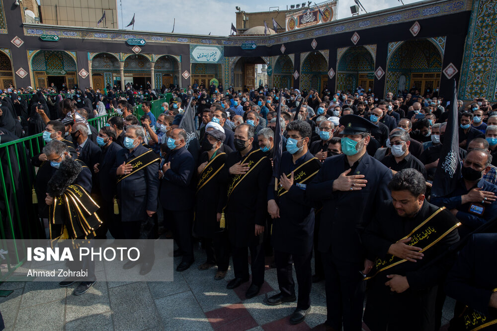 دسته عزاداری خادمان کریمه اهل بیت(ع) در سالروز شهادت امام رضا(ع)