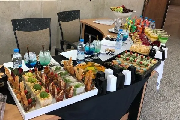 عکس/پک پذیرایی جلسه دفاع مناطق محروم