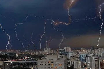 این ۲۱ استان در معرض رگبار باران و رعد و برق شدید