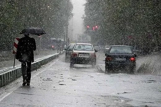 هشدار هواشناسی درباره بارش شدید باران