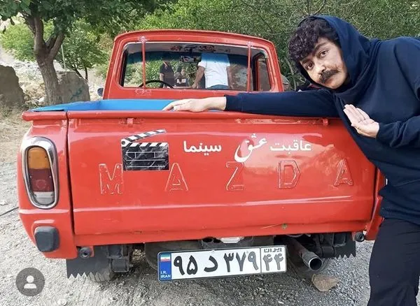 عکس پشت وانتی شقایق فراهانی