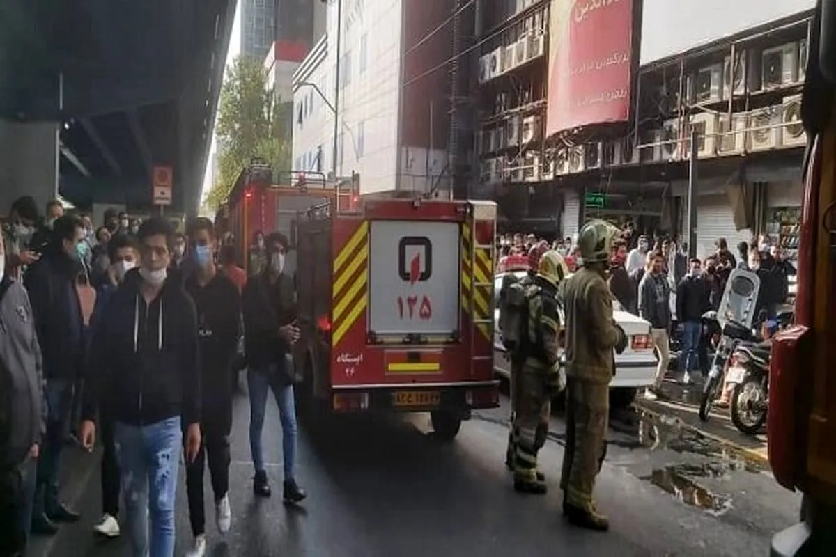 آتش‌سوزی در پاساژ علاءالدین
