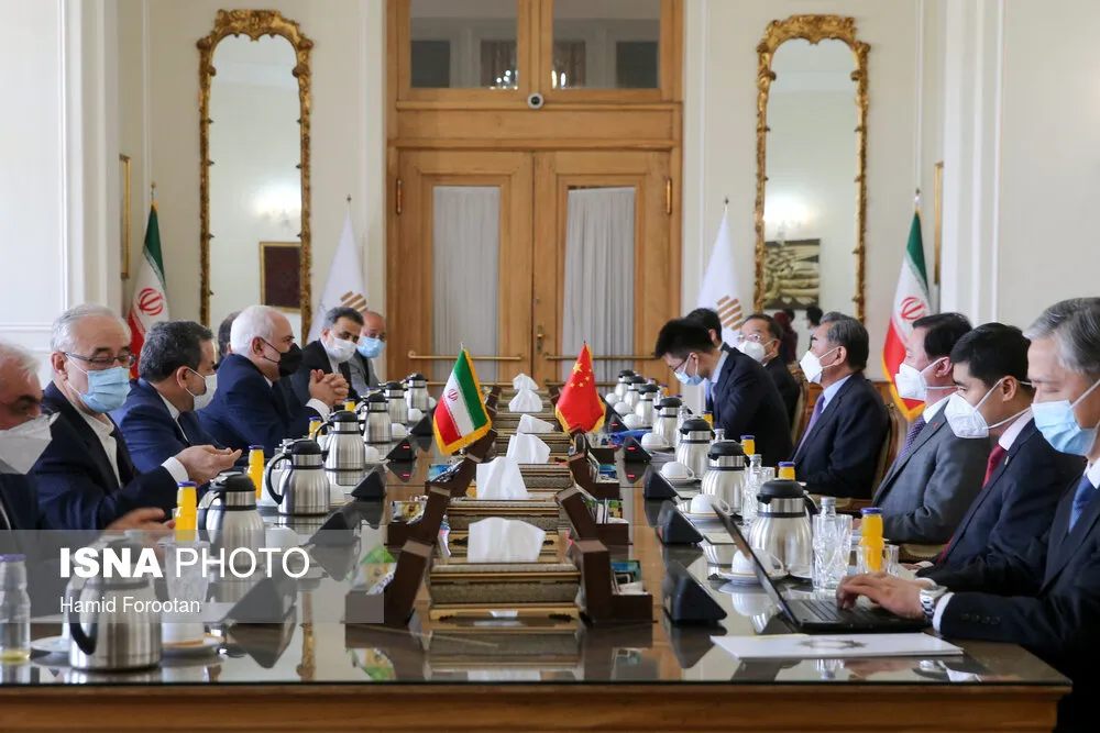 دیدار وانگ ئی وزیر خارجه چین با محمدجواد ظریف