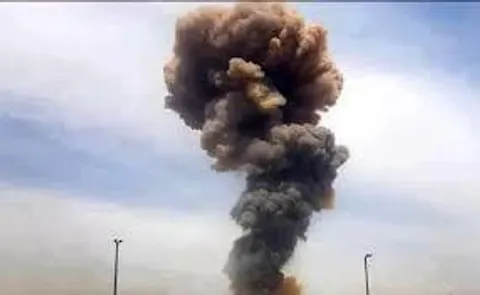 فیلم/ انفجار و ستون دود در فرودگاه دبی