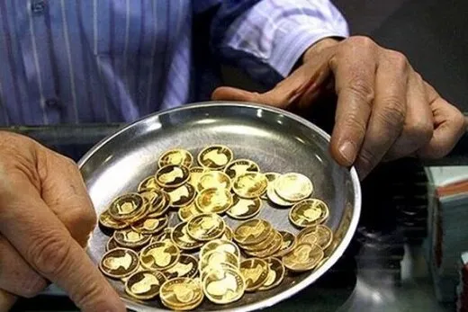 سکه و طلا در حال تخلیه حباب قیمت