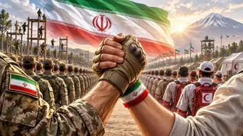 تصاویر پربازدید از حضور کودکان در رزمایش جان‌فدا
