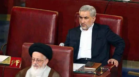 عکس/ تنها نماینده غیرروحانی مجلس خبرگان