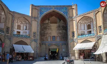 عکس / بازار قیصریه اصفهان در زمان مظفرالدین شاه