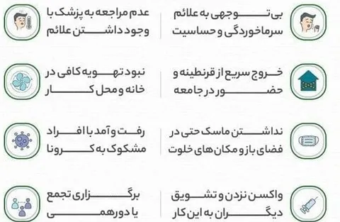 کارهایی که ویروس کرونا دوستشان دارد! + اینفوگرافی