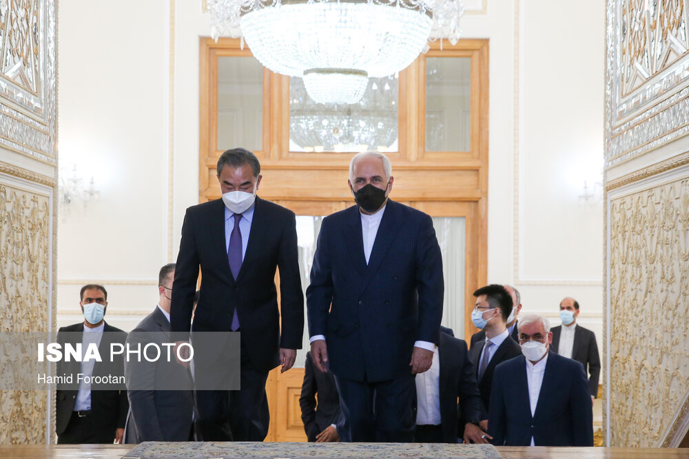 دیدار وانگ ئی وزیر خارجه چین با محمدجواد ظریف