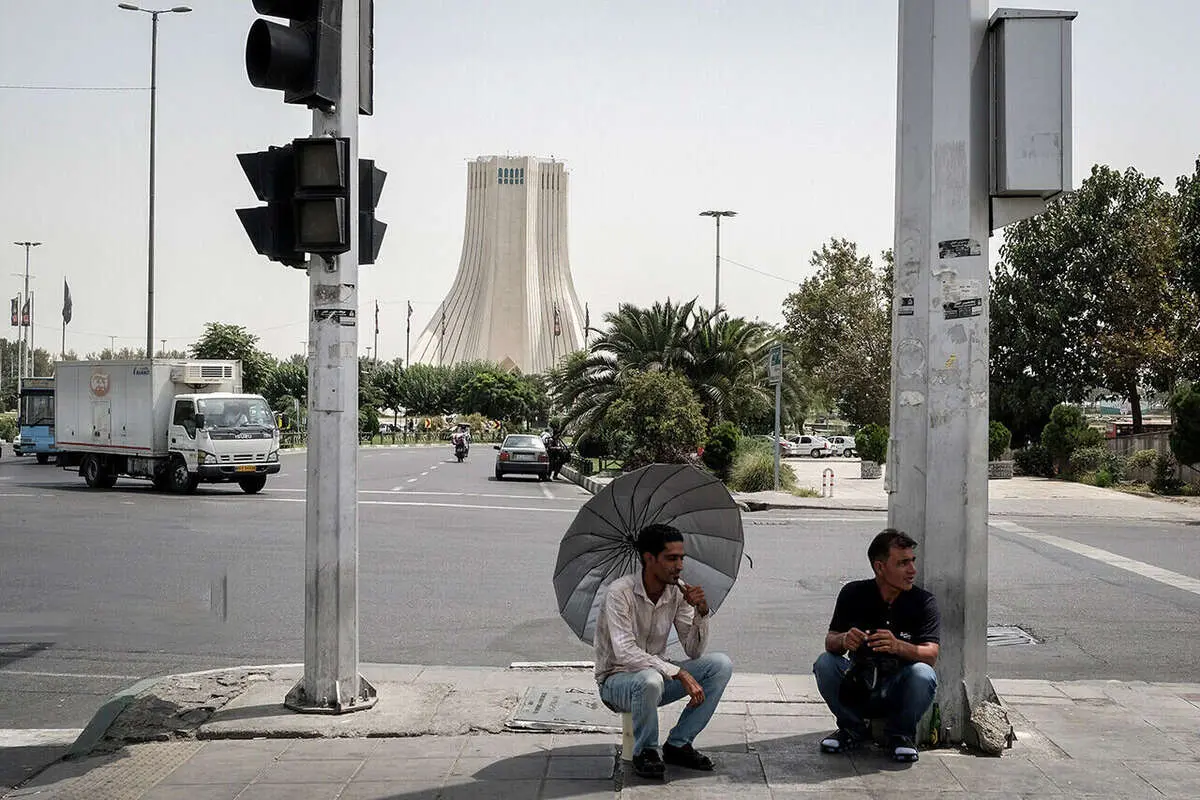 گرمای هوا در تهران