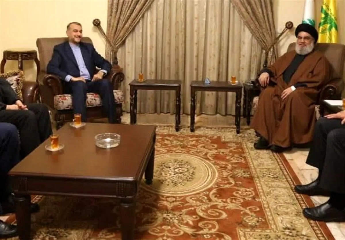 موضوعات مطرح‌شده در دیدار امیرعبداللهیان با سید حسن نصرالله چه بود؟