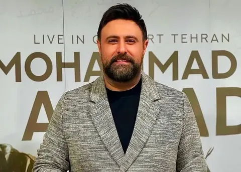 اولین عکس دونفره محمد علیزاده و همسرش پس از تولد فرزندشان!