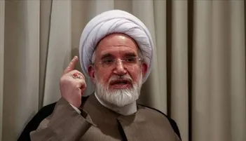فیلم/ حضور مهدی کروبی امروز در حرم بنیانگذار انقلاب