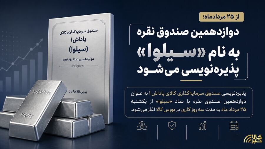 پذیرهنویسی دوازدهمین صندوق نقره از امروز آغاز میشود پذیرهنویسی دوازدهمین صندوق نقره از امروز آغاز میشود
