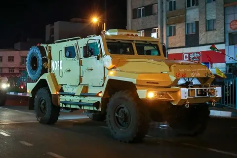 خودرو‌های غول‌پیکر نوپو در خیابان‌های تهران