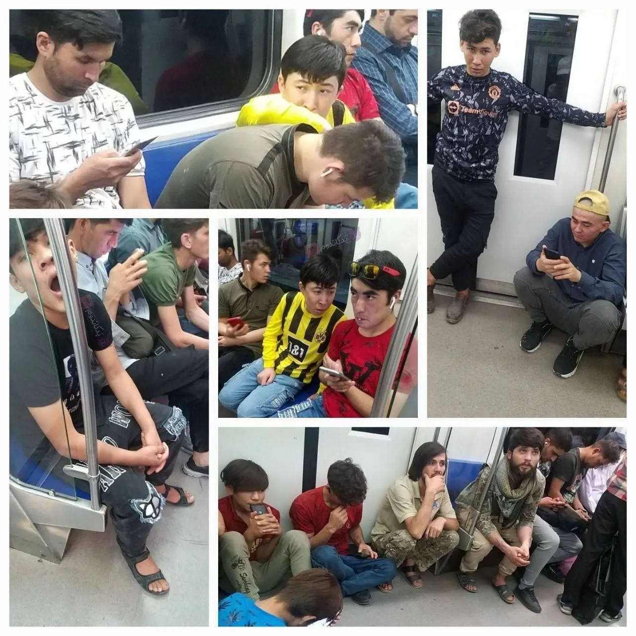 عکس/ متروی تهران با شرایط خاص