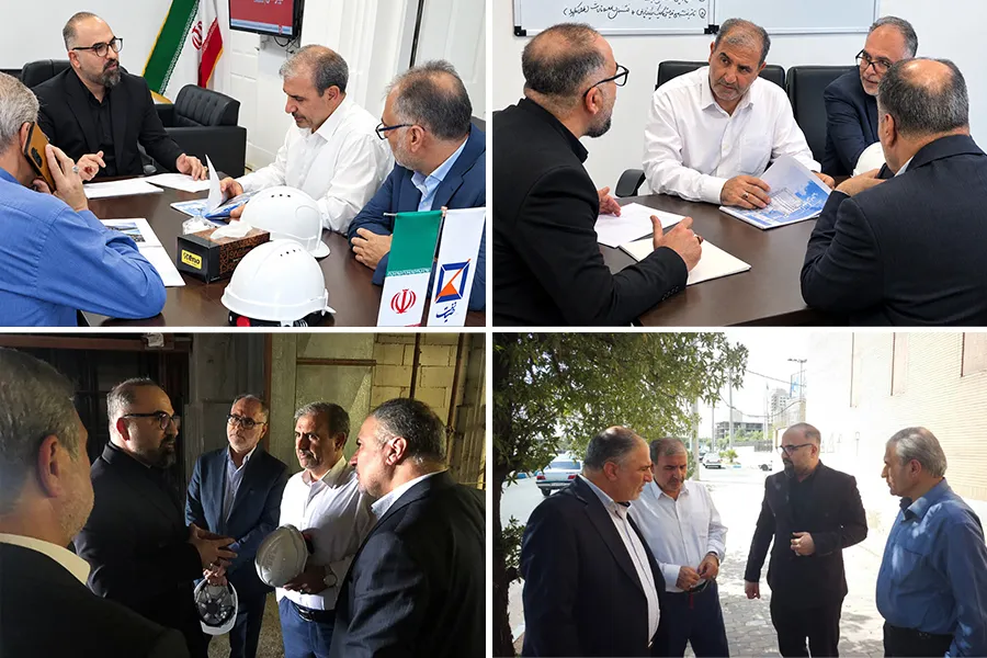 بازدید رئیس هیئت‌رئیسه صندوق‌های بازنشستگی نفت از پروژه‌های صبانفت در اهواز