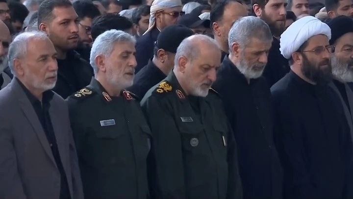 حضور سردار قاآنی در مصلی تهران