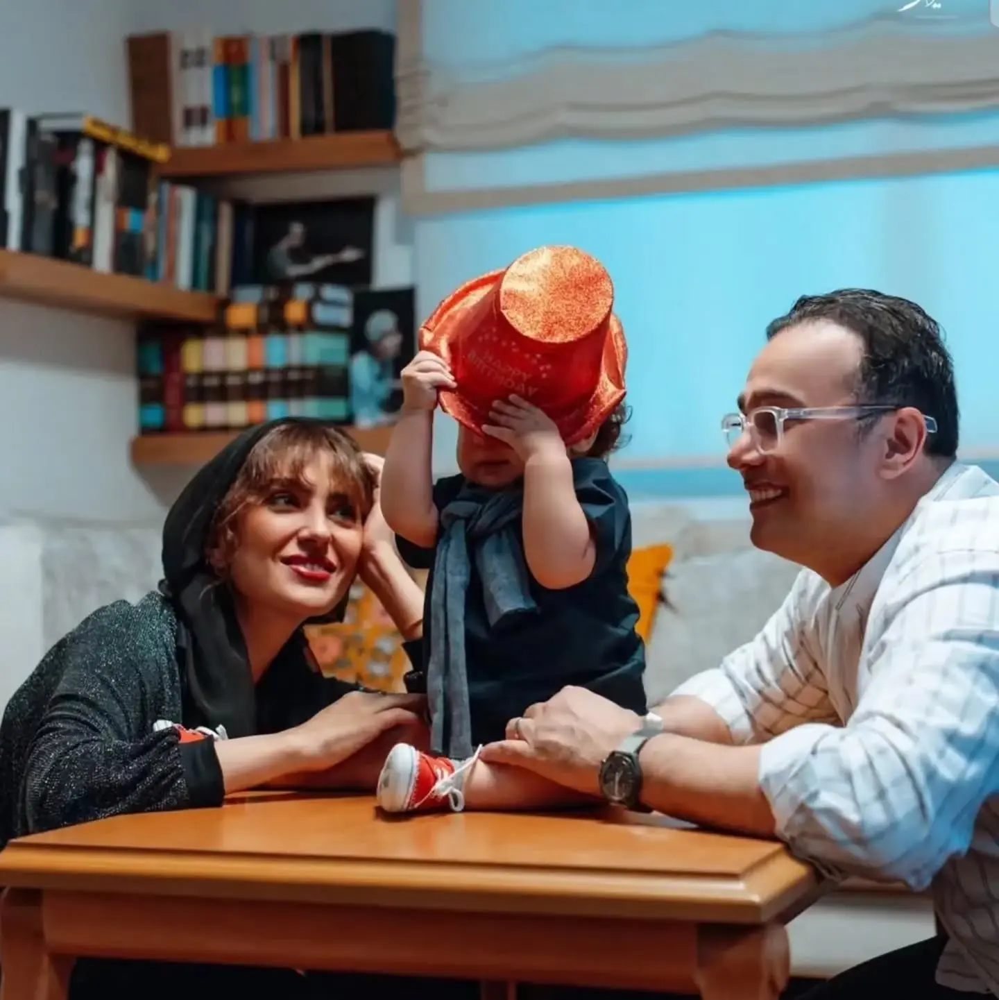 عکس/جشن تولد یکسالگی پسر سپند امیر سلیمانی و مونا کرمی