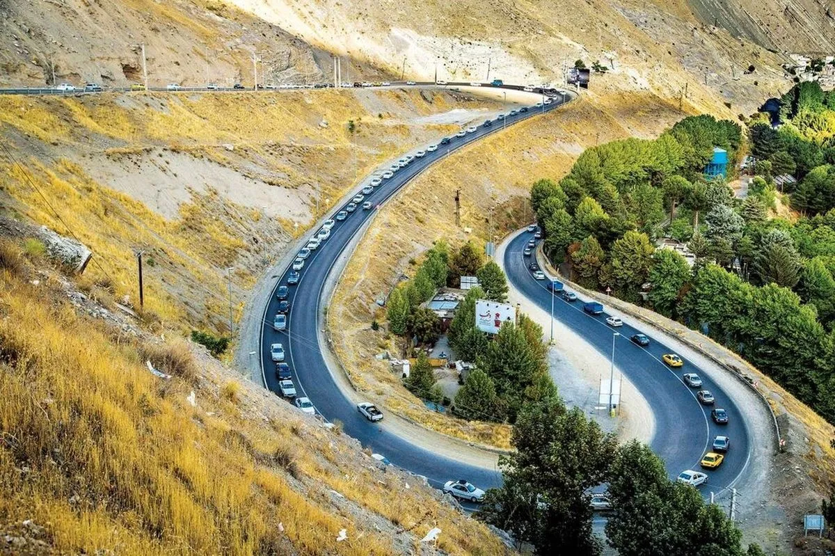 پلیس راه: یک‌طرفه شدن جاده چالوس از ساعت ۱۳:۳۰ امروز