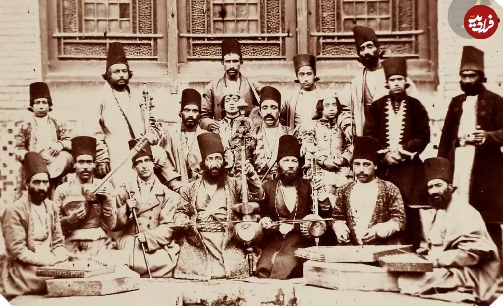 عکس/ گروه موسیقی در ایران دوران قاجار