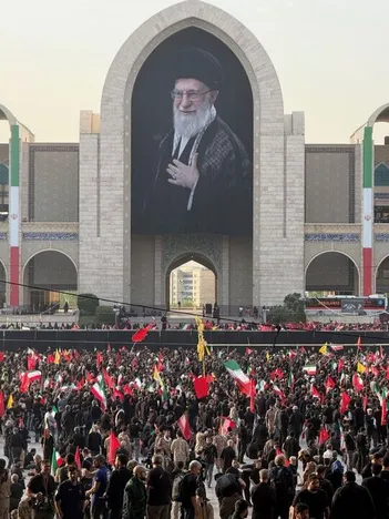 فیلم/ طنین شعار «انتقام، انتقام» مردم در مصلی تهران