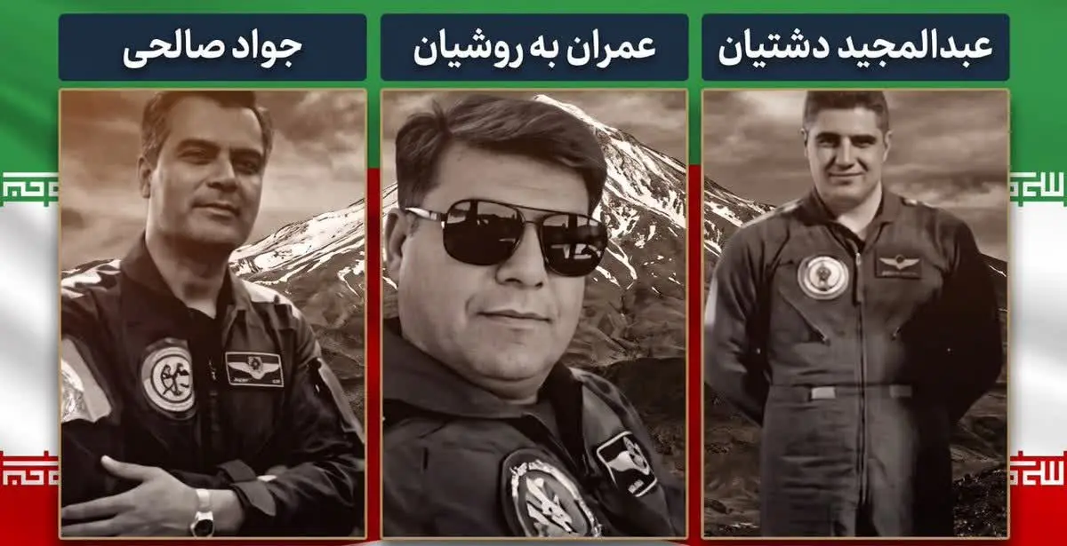 تصاویر خلبانان ایرانی که در اسارت قطر هستند