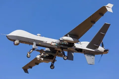 اولین تصاویر از لاشه پهپاد MQ-9 آمریکا در عسلویه منتشر شد
