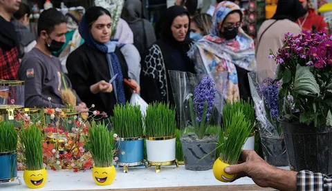 حال و هوای بازار دستفروشان در آستانه نوروز