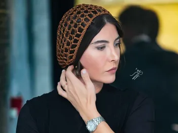 عکس/ حضور فریبا نادری با یک استایل جدید در یک مراسم