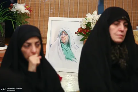 مراسم تشییع مرحوم دکتر زهرا شجاعی