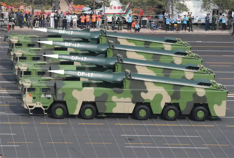 موشک هایپرسونیک DF-17 موشک هایپرسونیک DF-17