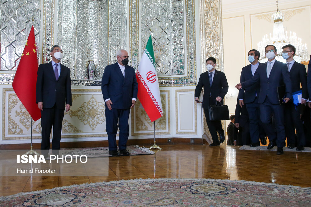 دیدار وانگ ئی وزیر خارجه چین با محمدجواد ظریف