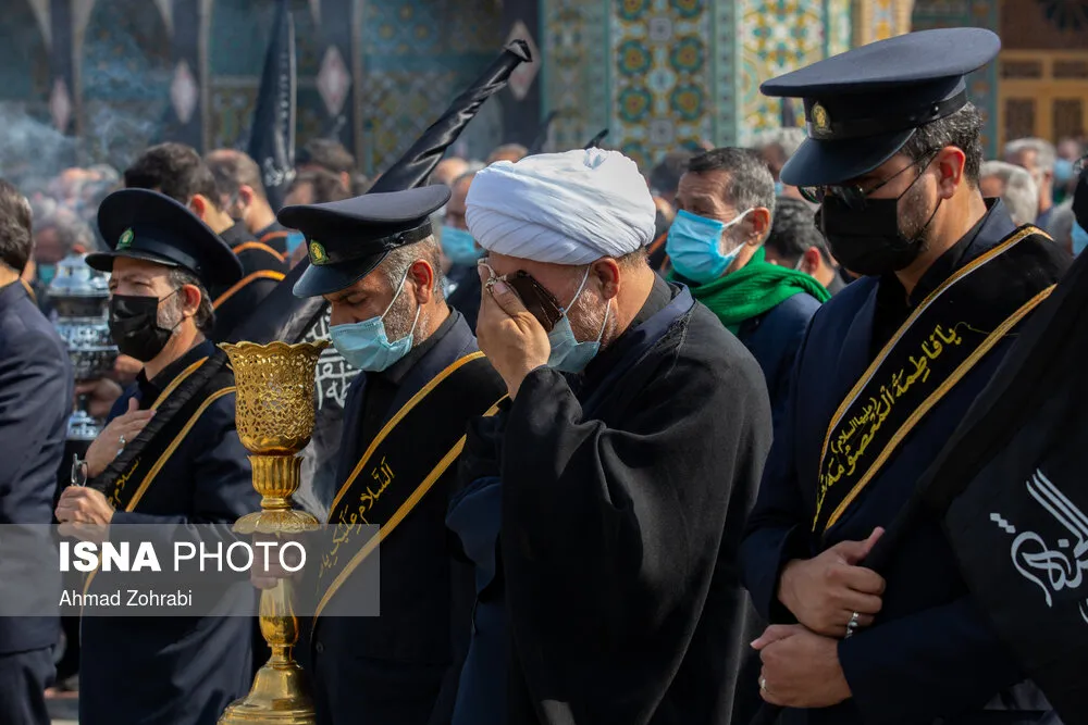 دسته عزاداری خادمان کریمه اهل بیت(ع) در سالروز شهادت امام رضا(ع)