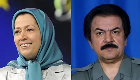 عکس/ اعلام کدملی مسعود و مریم رجوی در دادگاه منافقین در تهران