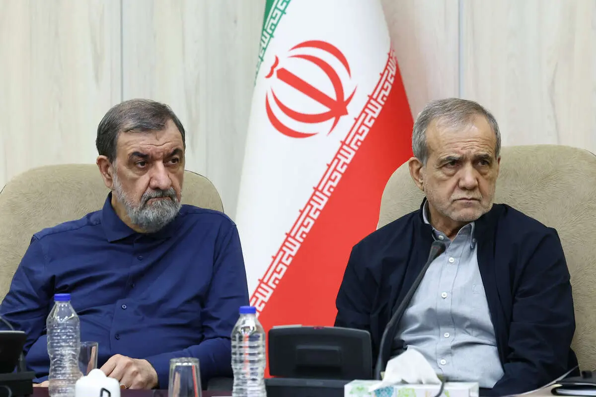 جلسه پزشکیان و رضایی