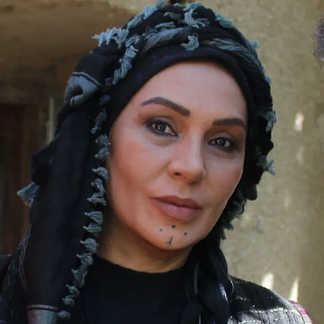 نسرین مقانلو با گریم جدید عربی + عکس