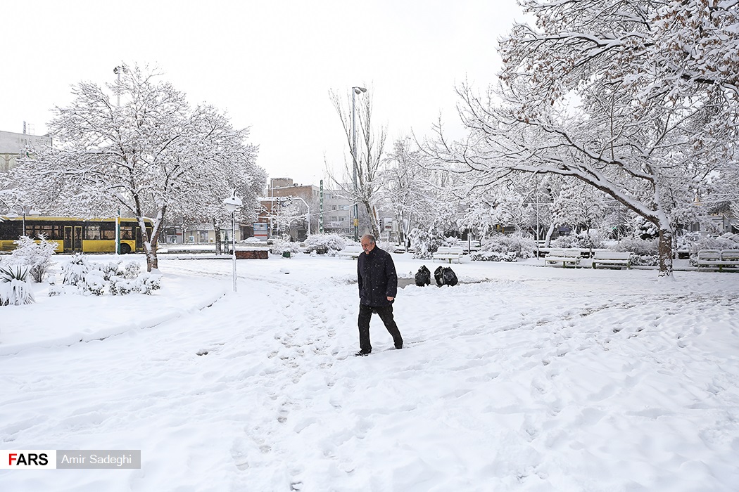 بارش سنگین برف در تبریز 15