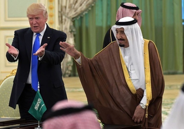ترامپ و پادشاه عربستان