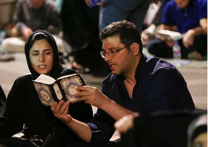 مراسم احیای شب قدر در دانشگاه تهران
