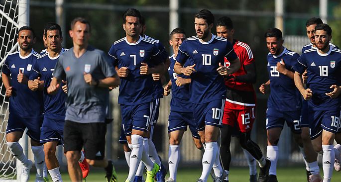 اولین تمرین تیم ملی فوتبال ایران با سرمربی گری مارک ویلموتس