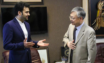 دکتر علی رضایی در دیدار با سفیر چین-  بزرگ
